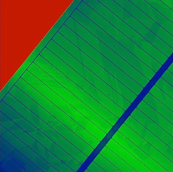 Zeta-20 measurement of 3D surface topography of solar cell